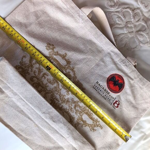 Rare Bacardi Reserva Rum Promotional Reusable Canvas Tote - Picture 10 of 12